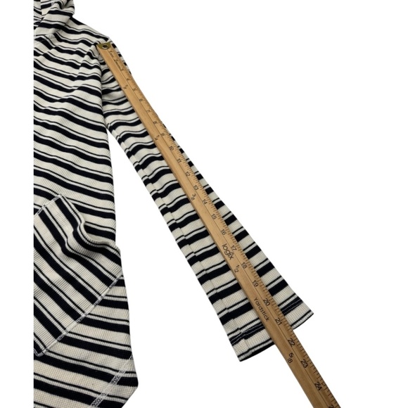 Splendid Stripe Hooded Drape Cardigan - Picture 12 of 13